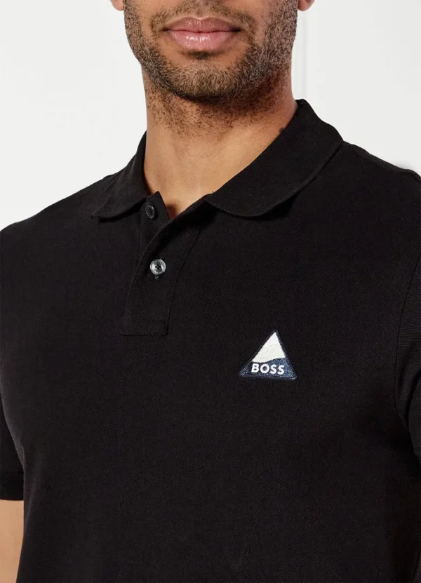 50540202 Pe_fishpatch regular fit poloshirt with triangle boss badge on chest | Eshop GS | Jordan