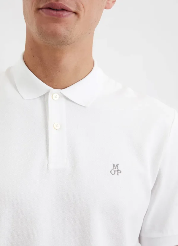 523223053092 Basic pique regular fit poloshirt with embroidered MOP on chest | Eshop GS | Jordan