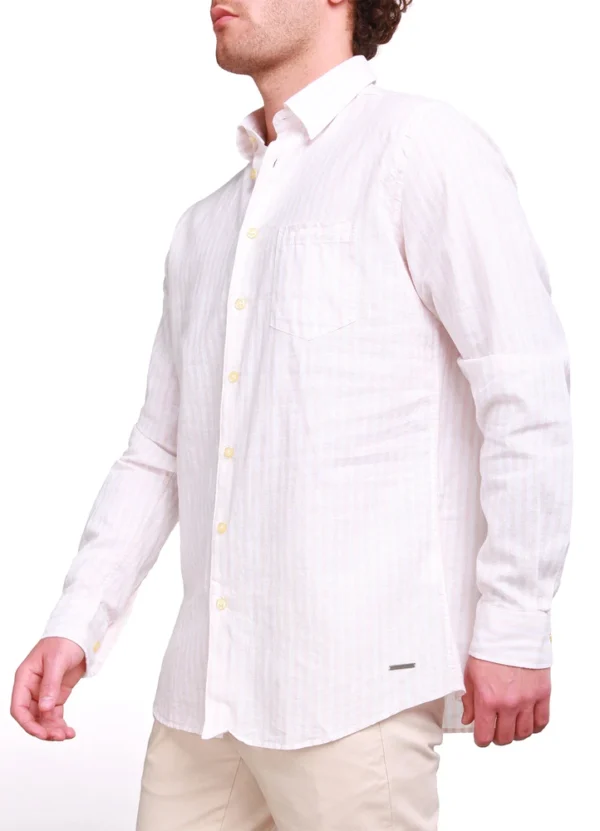 Maison Brown Men Shirt AMMWS24SLS8LI01