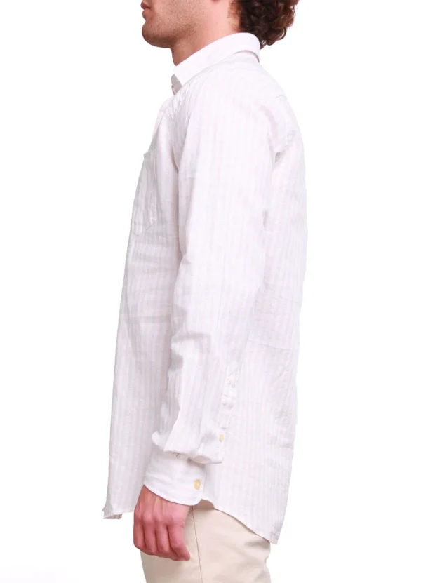 Maison Brown Men Shirt AMMWS24SLS8LI01