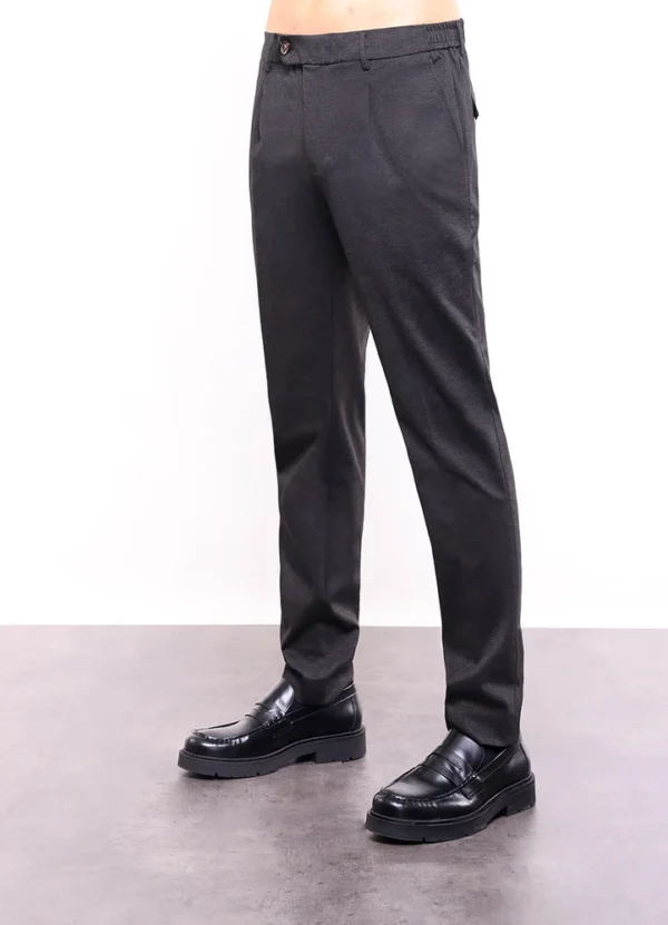 Maison Brown Men Dress Pants AMMWW24DRF9RE03