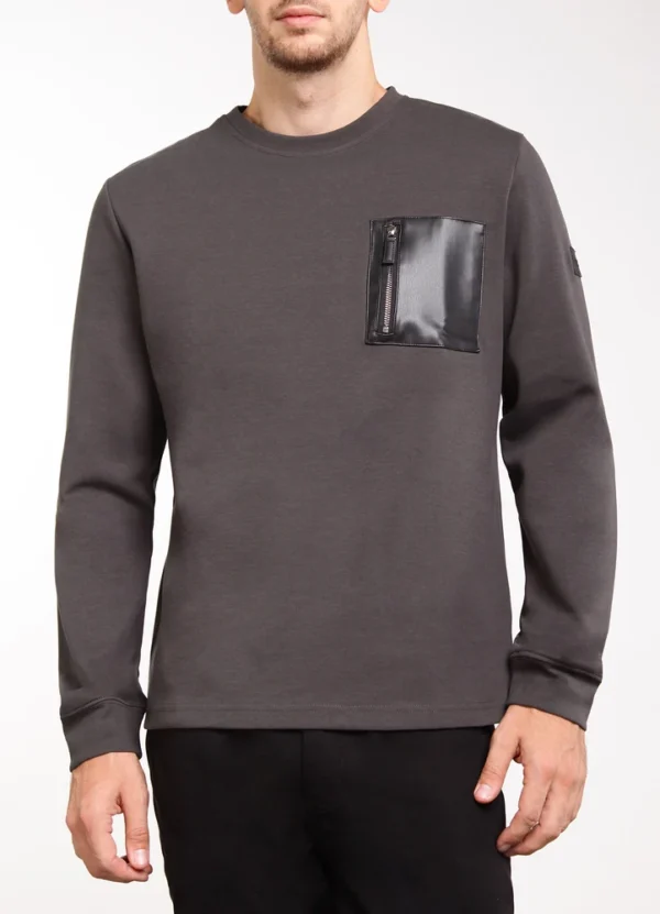 Maison Brown Men Sweatshirt AMMWW24SWCNCO04