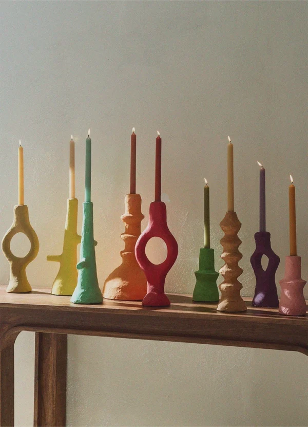 Pomax Home Decor Candle Holder DHPXAYPHONANA02