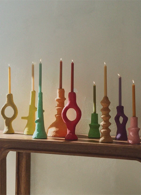Pomax Home Decor Candle Holder DHPXAYPHONANA03