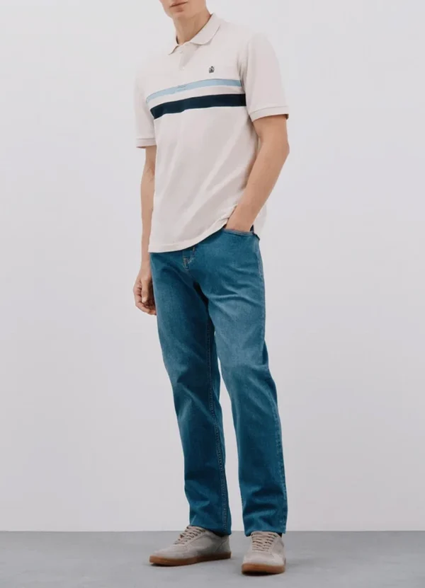 Cortefiel Men Polo Shirt AMCFS25PSBURE03