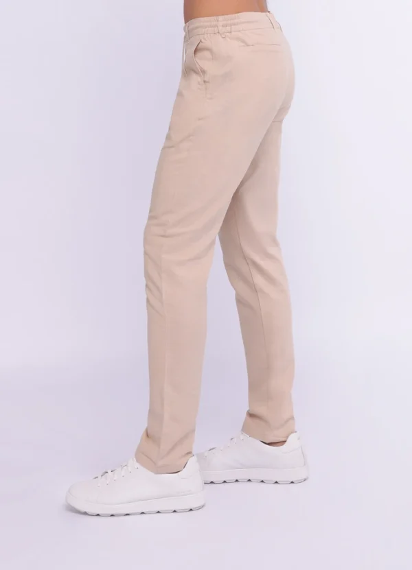 Maison Brown Men Drawstring Pants AMMWS25DPF9RE02