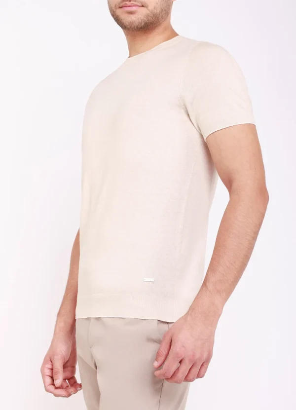 Maison Brown Men Knitwear Short Sleeves AMMWS25KSCNLI01