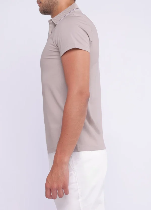 Maison Brown Men Polo Shirt AMMWS25PSBUPI06