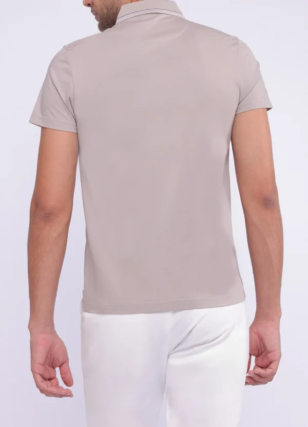 Maison Brown Men Polo Shirt AMMWS25PSBUPI06