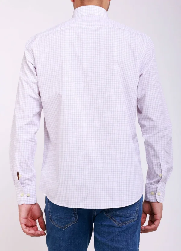 Maison Brown Men Shirt AMMWS25SLCXM001