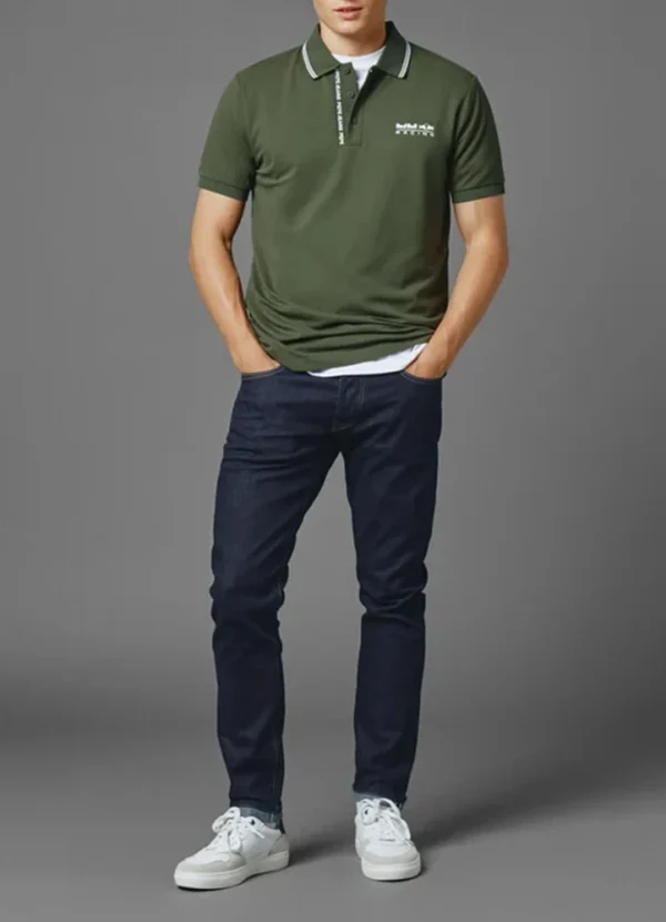 Red Bull Racing X Pepe Jeans Men Polo Shirt AMRUS25PSBUCO03