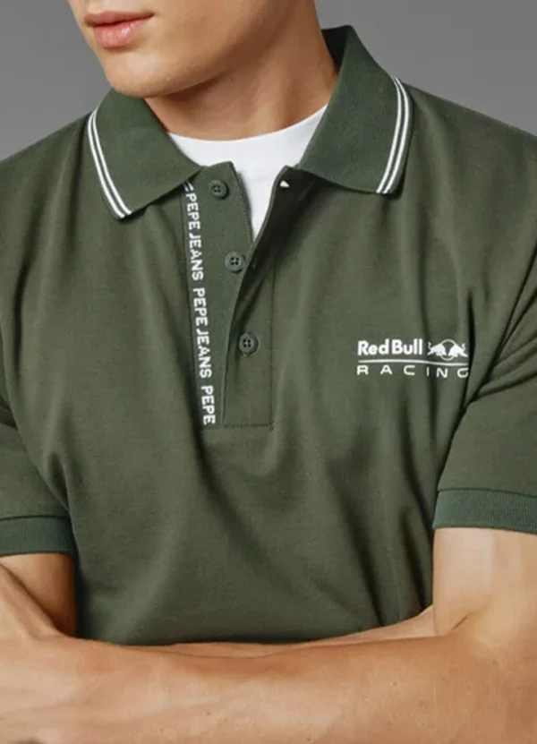 Red Bull Racing X Pepe Jeans Men Polo Shirt AMRUS25PSBUCO03