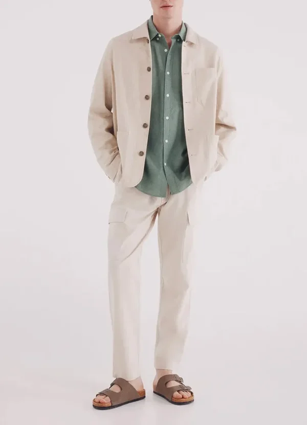 Springfield Men Linen Pants AMSFS25LTP3RE02