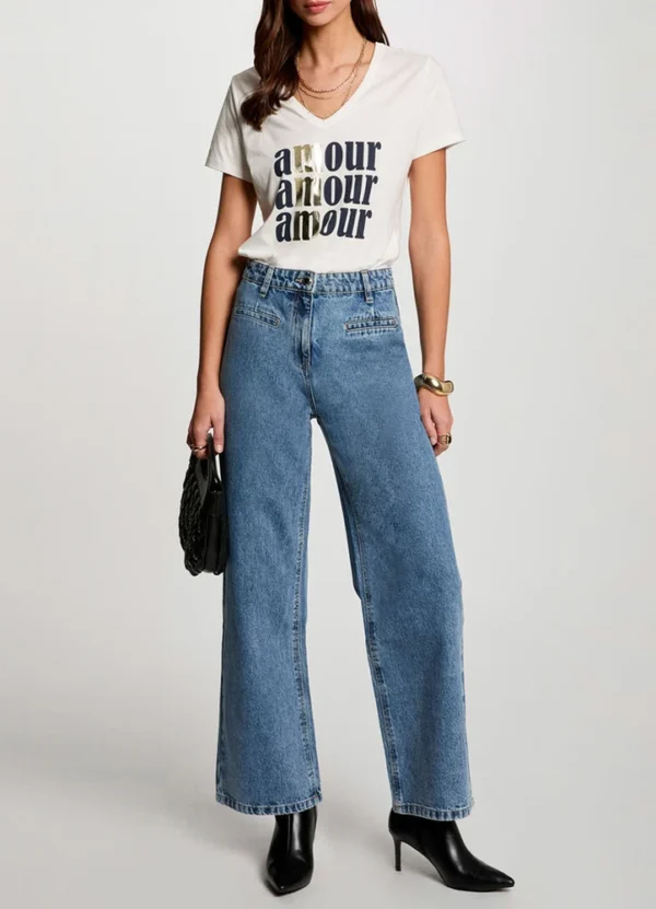Morgan Women T-Shirt AWMGS25TSVNCO02