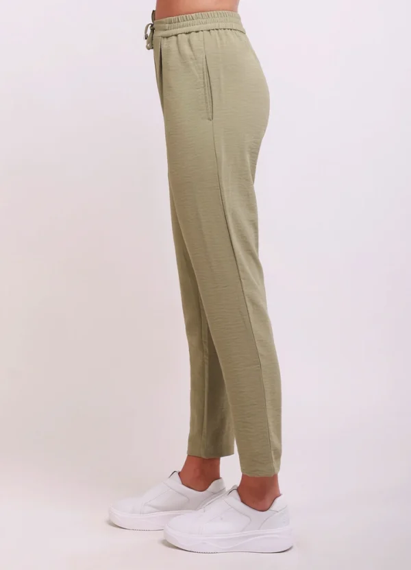 Maison Brown Women Drawstring Pants AWMWS25DPF9P901