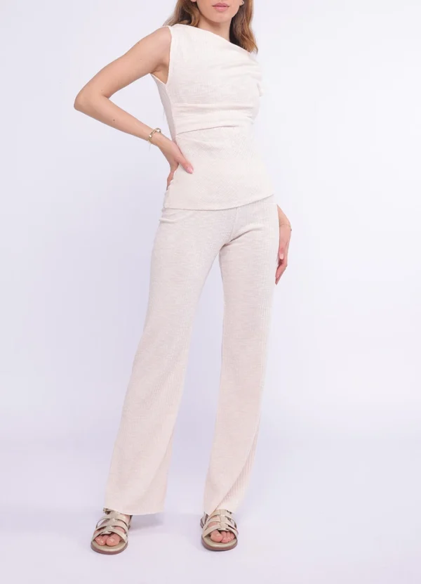 Maison Brown Women Loose Pants AWMWS25LPP3P902