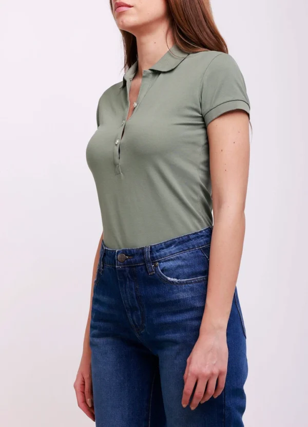 Maison Brown Women Polo Shirt AWMWS25PSBUCO01
