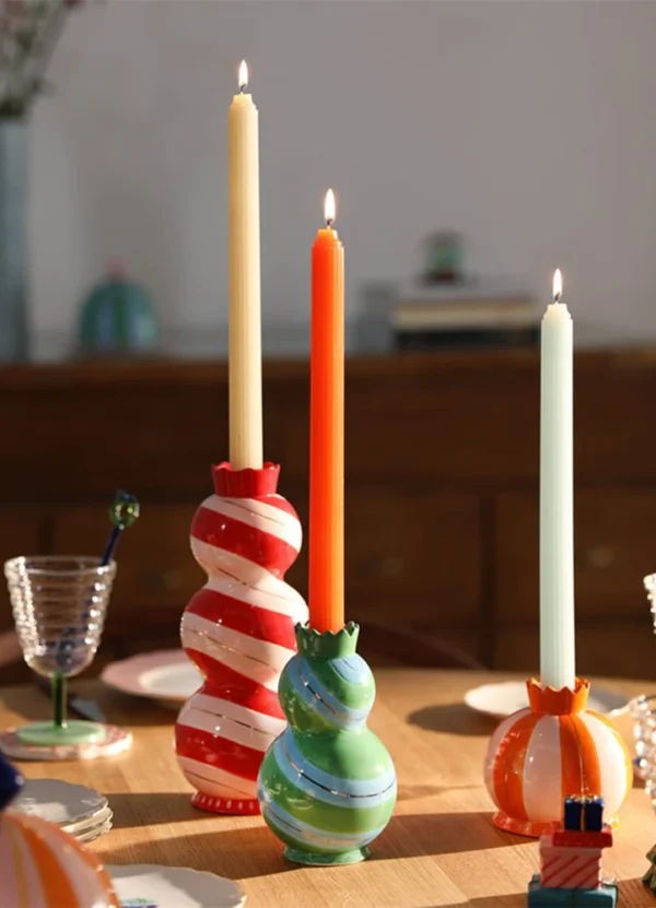 &Klevering Home Decor Candle Holder DHKLAYPHONAPO03