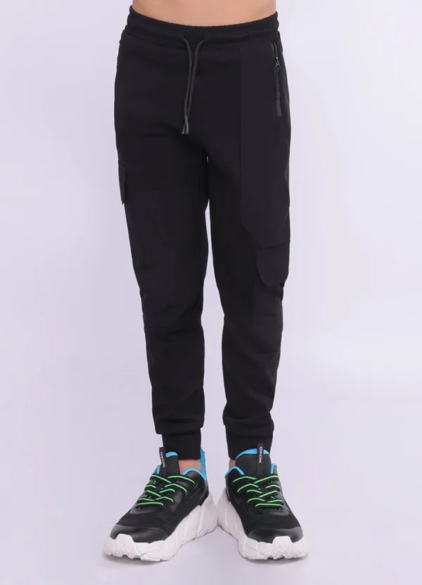 Maison Brown Boy Sweat Pants KBMWS25PTCURE01