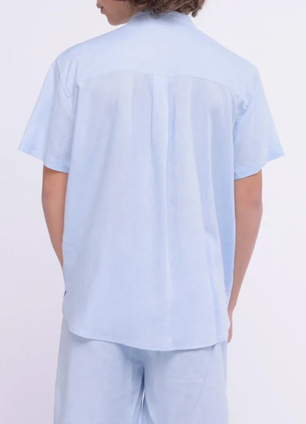 Maison Brown Boy Shirt KBMWS25SSP3LI01
