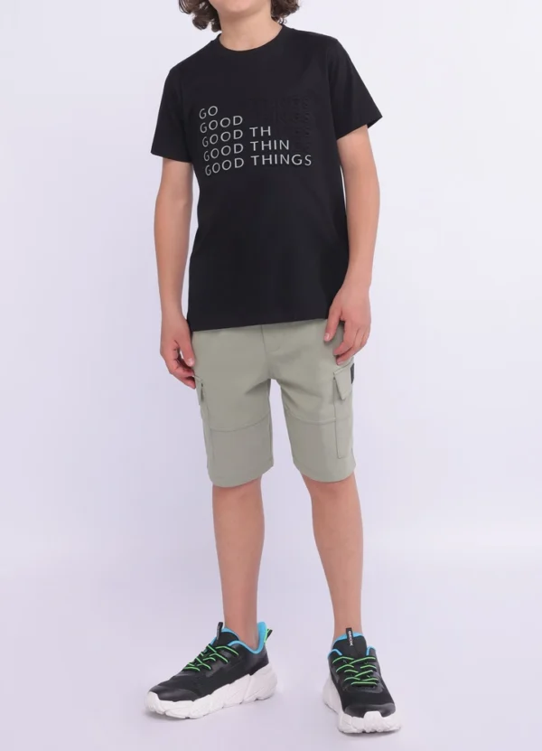 Maison Brown Boy Sweat Shorts KBMWS25WSBMCO06