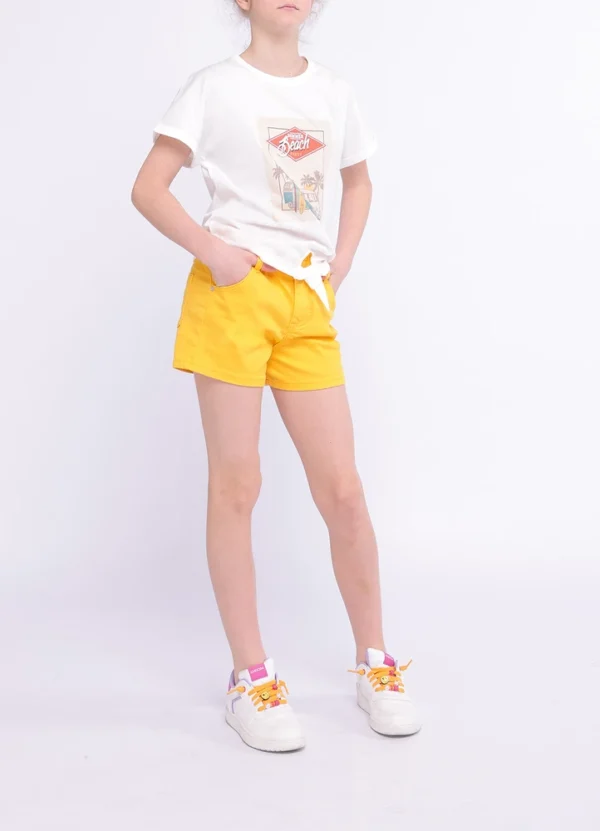 Maison Brown GIRL 5 Pockets Shorts KGMWS255SMNCO01