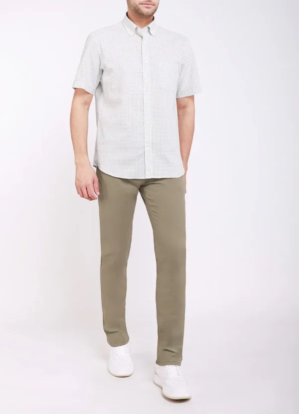Maison Brown Men Shirt AMMWS25SSCXM004