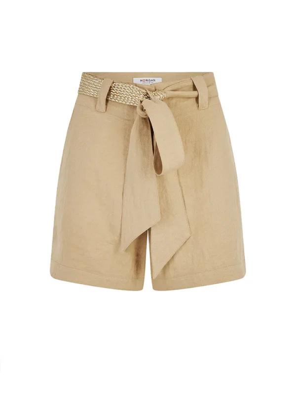 Morgan Women Chino shorts AWMGS25CIBMVI01