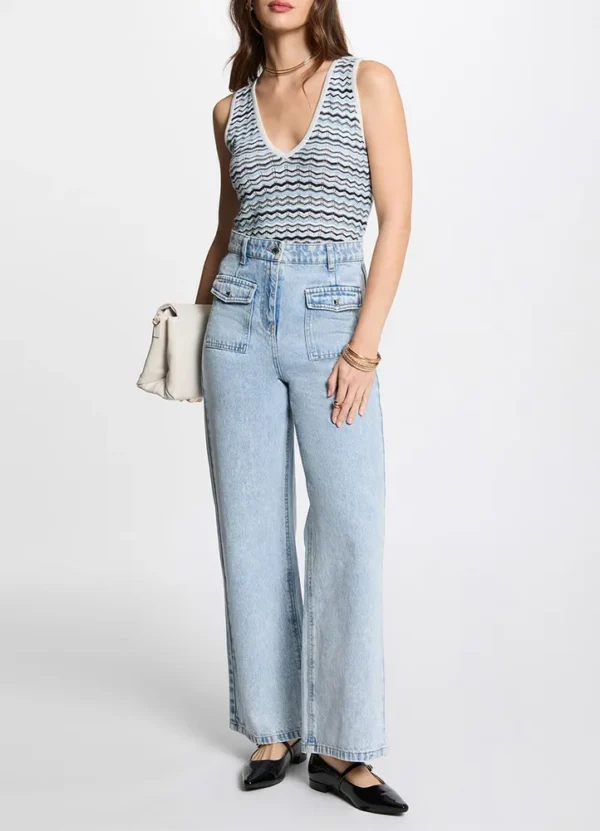 Morgan Women Knitwear Sleeveless AWMGS25KVVNVI03