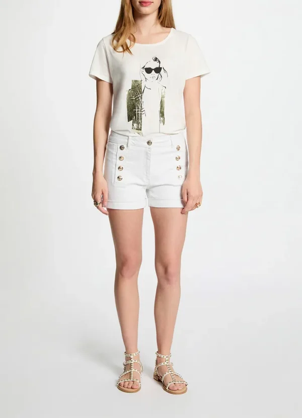 Morgan Women T-Shirt AWMGS25TSCNCO12