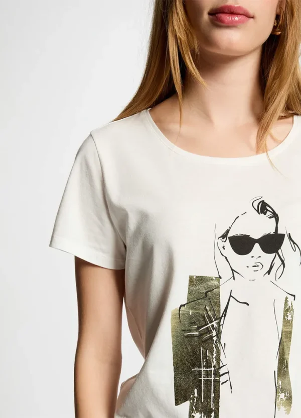 Morgan Women T-Shirt AWMGS25TSCNCO12