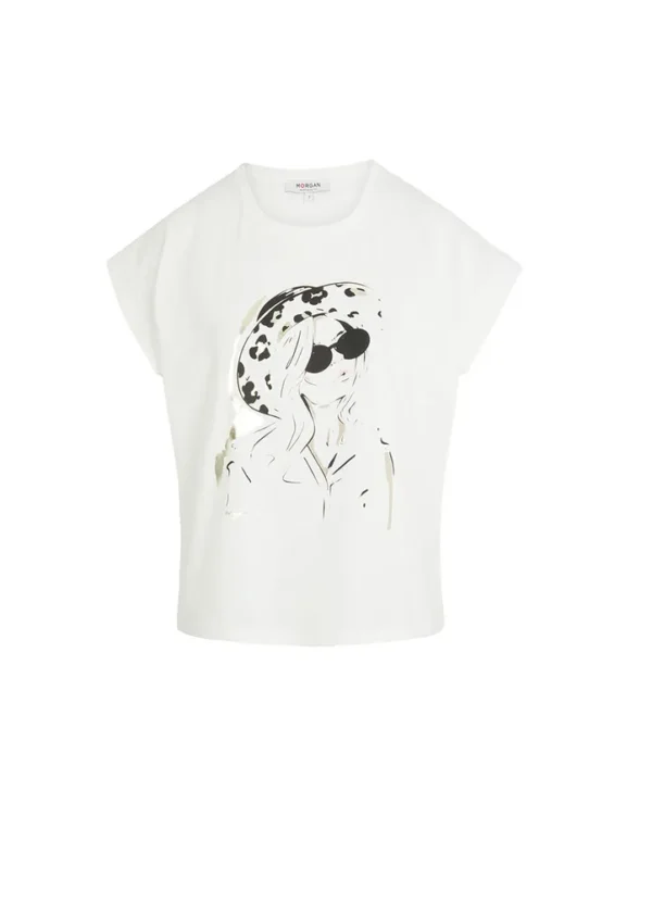 Morgan Women T-Shirt AWMGS25TSCNCO13
