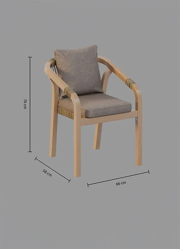 Hesperide Home Decor Outdoor Dining Chair DHHEAYPO5NANA04