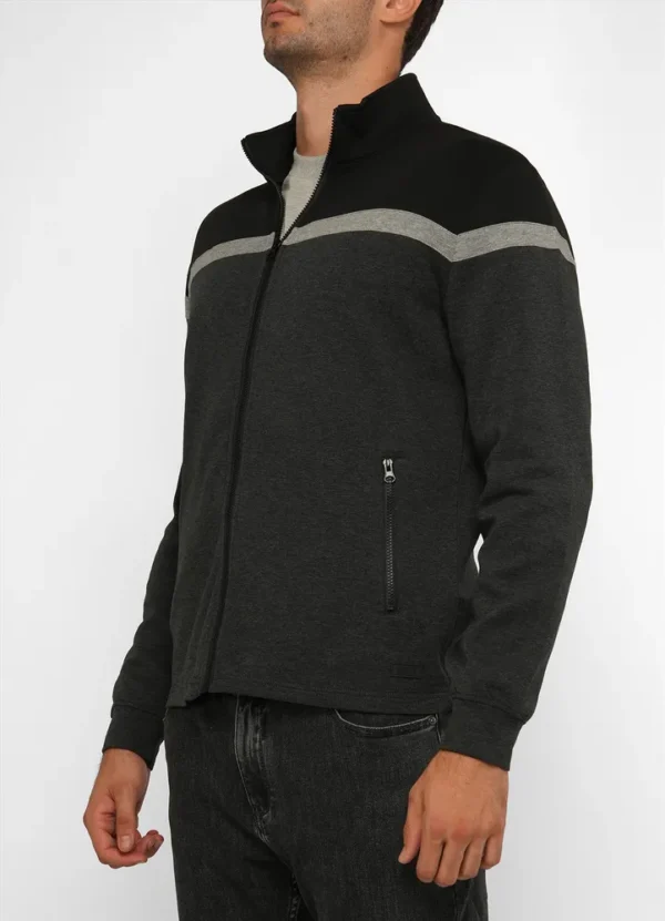 Maison Brown Men Sweatshirt Cardigan AMMWW25SAFZCO09