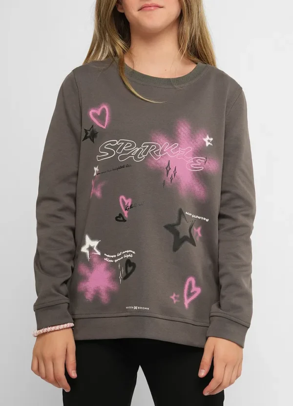 Maison Brown GIRL Sweatshirt KGMWW25SWCNCO03