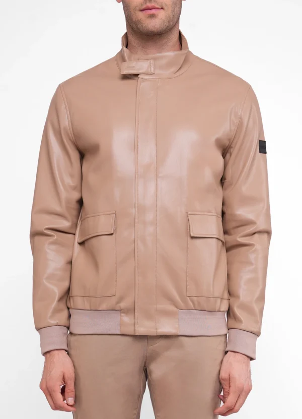 Maison Brown Men Short Jacket AMMWW259JFZPU02